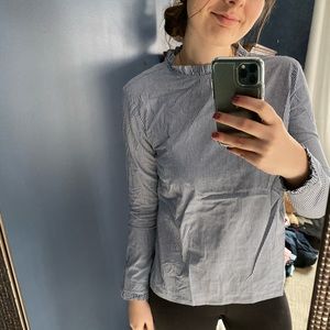 High Ruffle Neck Shirt